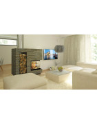 Plieninis židinio ugniakuras Schmid Ekko R 55(34)45h, 5 kW