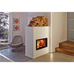 Plieninis židinio ugniakuras Schmid Lina TV 6751h, 3.2 - 11 kW