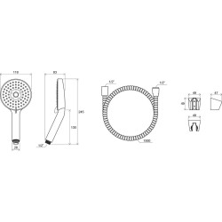 Dušo komplektas Ravak 903.00