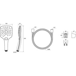 Dušo komplektas Ravak 907.00