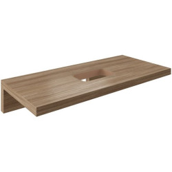 Plokštė po praustuvu Ravak L, tamsaus riešuto spalvos