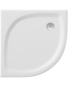 Dušo padėklas Ravak Elipso Pro-80 Flat, pusiau apvalus