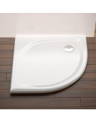 Dušo padėklas Ravak Elipso Pro-80 Flat, pusiau apvalus