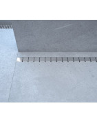 Nutekamasis dušo latakas Ravak 10°, nerūdijantis plienas, 850 mm