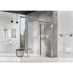 Montavimo rinkinys Ravak W SET-80 Wall/Corner, juodas laikiklis