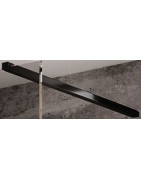 Montavimo rinkinys Ravak W SET-100 Wall/Corner, juodas laikiklis