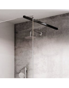 Montavimo rinkinys Ravak W SET-100 Wall/Corner, juodas laikiklis