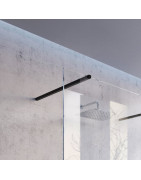 Montavimo rinkinys Ravak W SET-90 Free, juodi laikikliai