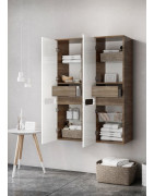 Spintelė Ravak SB Classic 350, aukšta, cappuccino spalvos, kairė