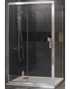 Stacionari sienelė Ravak 10° 10PS-90, skaidrus stiklas