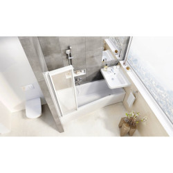 Kampinis praustuvas Ravak BeHappy II, dešinė, 500x665 mm