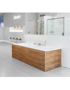 Vonia Ravak City Slim 180x80 cm, sniego baltumo