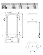 Akumuliacinė talpa Gorenje ZV 100