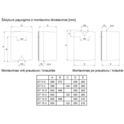 Elektrinis vandens šildytuvas Gorenje GT 10 U