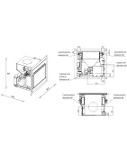Granulinis židinys Laminox Eolo Air 12, antracito spalvos