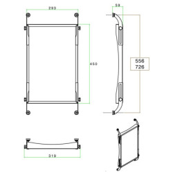 Apsauga nuo vaikų Laminox PLT-PROT P, 293x450 mm