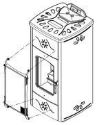 Apsauga nuo vaikų Laminox PLT-PROT G, 343x550 mm