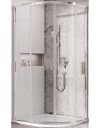 Dušo kabina Ravak Blix Slim BLSCP4-90, skaidrus stiklas