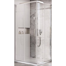 Dušo kabina Ravak Blix Slim BLSRV2-90, skaidrus stiklas