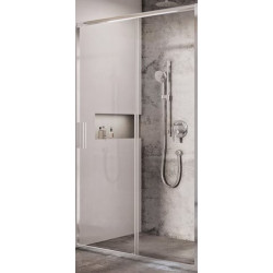 Dušo durys Ravak Blix Slim BLSDP2-100, 2 elementų, stumdomos