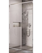 Dušo durys Ravak Blix Slim BLSDP2-110, 2 elementų, stumdomos