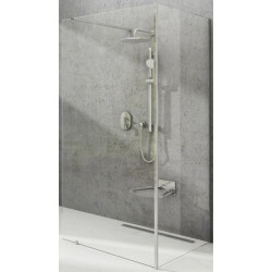 Dušo kabina Ravak Walk-in Corner, juoda, dviejų dalių