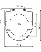 Unitazo sėdynė su dangčiu Ravak Chrome, su Soft-Close funkcija