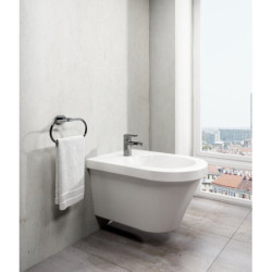 Bidė Ravak Chrome, pakabinama, baltos spalvos