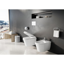 Bidė Ravak Chrome, pakabinama, baltos spalvos