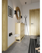 Dušo sėdynė Ravak Ovo B II, atlenkiama, skaidri balta/juoda