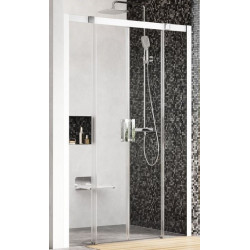 Dušo durys Ravak MSD4-160, keturių elementų, skaidrus stiklas