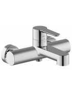 Dušo ir vonios maišytuvas Ravak PU 022.00, chromuotas, sieninis