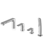 Vonios maišytuvas Ravak FL 026.00, chromuotas, 4 dalių