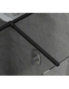 Montavimo rinkinys Ravak W SET-Uni T, juodas