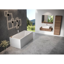 Stačiakampė vonia Ravak Formy 02 Slim, sniego baltumo, 180x80 cm