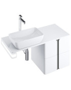 Praustuvo spintelė Ravak SD Balance 500, balta/grafitas