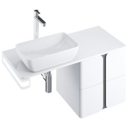 Praustuvo spintelė Ravak SD Balance 500, balta/grafitas