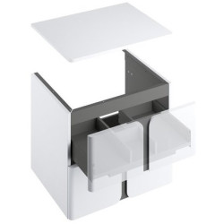 Plokštė po praustuvu Ravak Balance 600, baltos spalvos