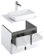 Plokštė po praustuvu Ravak Balance 800, baltos spalvos