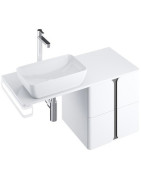 Plokštė po praustuvu Ravak Balance 1200, baltos spalvos