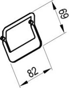 Rankenėlė Ravak Comfort, chromuota