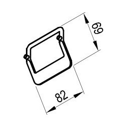 Rankenėlė Ravak Comfort, chromuota