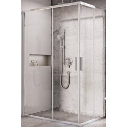 Dušo kabina Ravak Blix Slim BLSRV2K-80, skaidrus stiklas