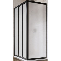 Stacionari dušo sienelė Ravak APSS 80, juodos spalvos