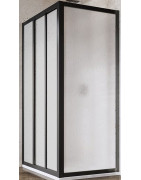 Stacionari dušo sienelė Ravak APSS 90, juodos spalvos