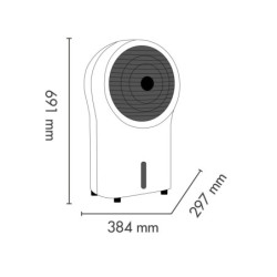 Oro vėsintuvas Argo Polifemo Zeus, baltos spalvos