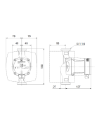 Cirkuliacinis siurblys Grundfos ALPHA1 20-40 N 150