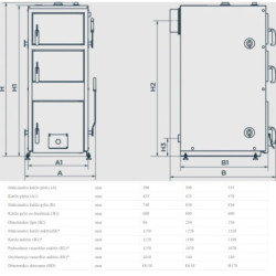 Kieto kuro katilas Kamen WDS, 10 kW