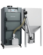 Kombinuotas granulinis katilas Kamen Pellet Plus, 50 kW