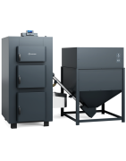 Kombinuotas granulinis katilas Kamen Pellet Max, 75 kW